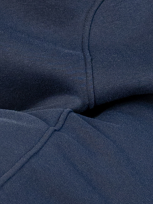 Lega medvilninė midi suknelė su pūkeliu iš vidaus "Deina Navy"