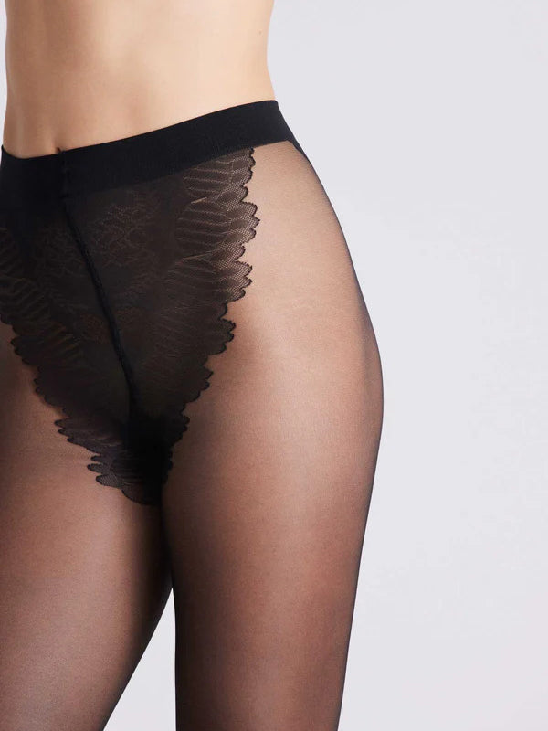 Ysabel Mora besiūlės pėdkelnės "Nadia 20 Den Black"