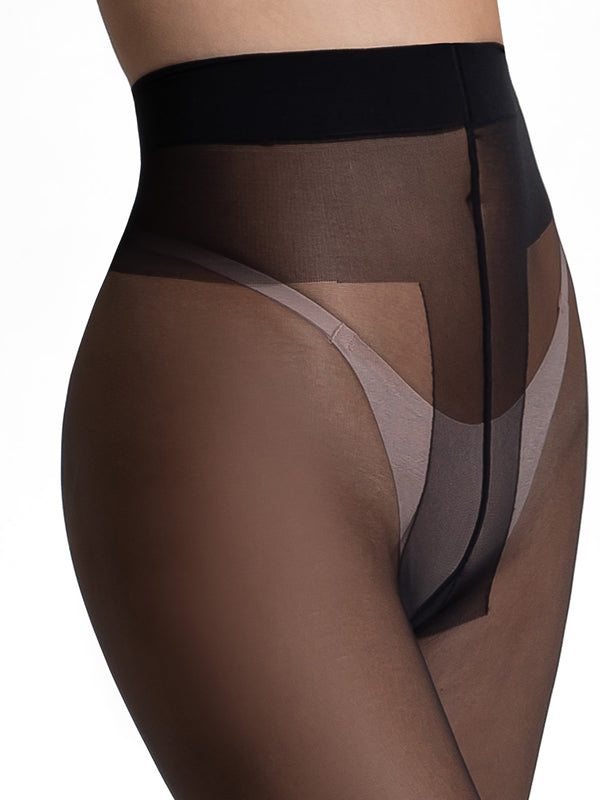 Amour klasikinės pėdkelnės "Ultra 15 Den Black"