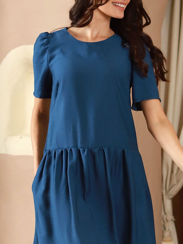 Lega viskozinė midi suknelė "Trudy Blue"