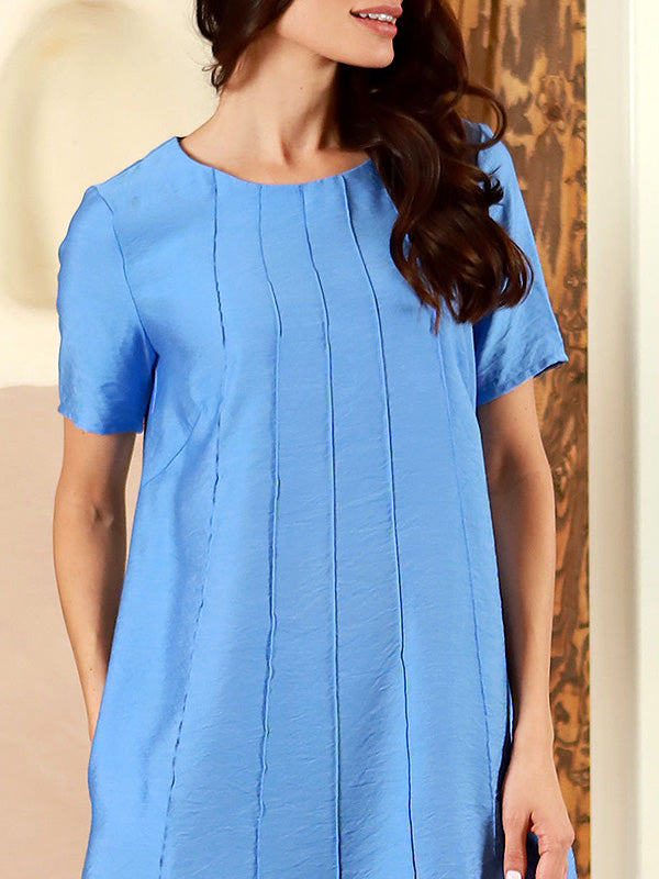 Lega viskozinė suknelė "Magda Light Blue"