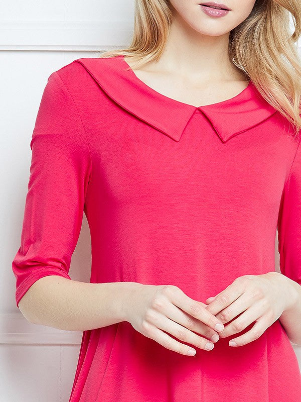 Lega viskozinė suknelė "Elin Coral Red"