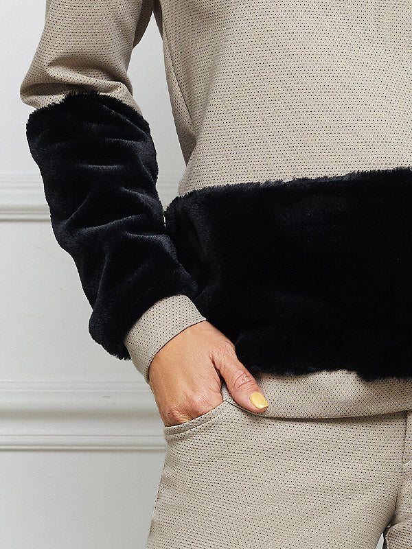 Lega palaidinė "Vivienne Sand - Black Dots"