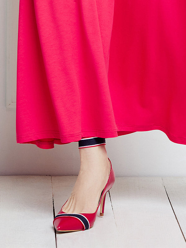 Lega viskozinė suknelė "Vera Coral Red"