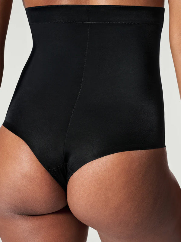 Spanx aukšto juosmens koreguojančios kelnaitės stringai "Suit Your Fancy Black"