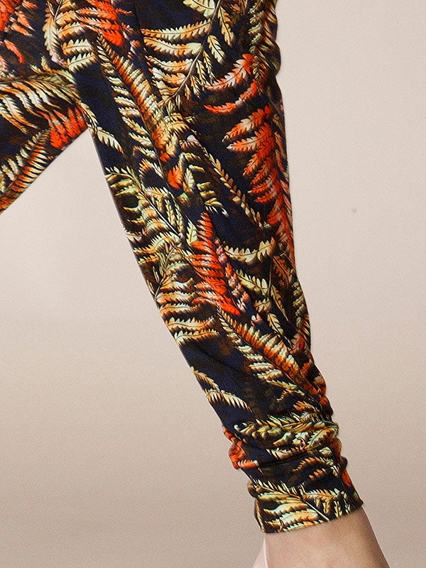 Lega viskozinės kelnės "Karmelita Fern Print"