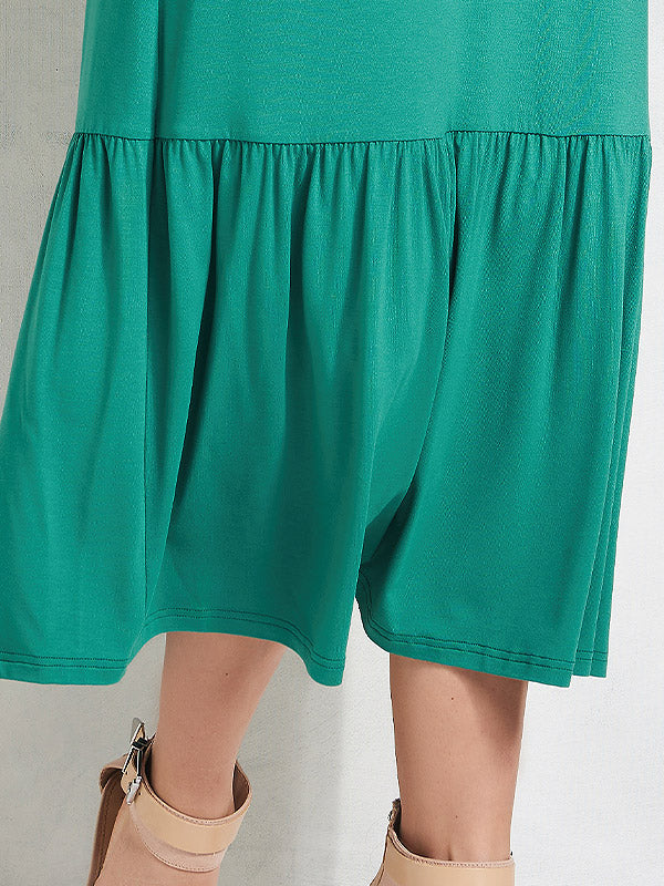 Lega viskozinė suknelė "Kaisa Pine Green"