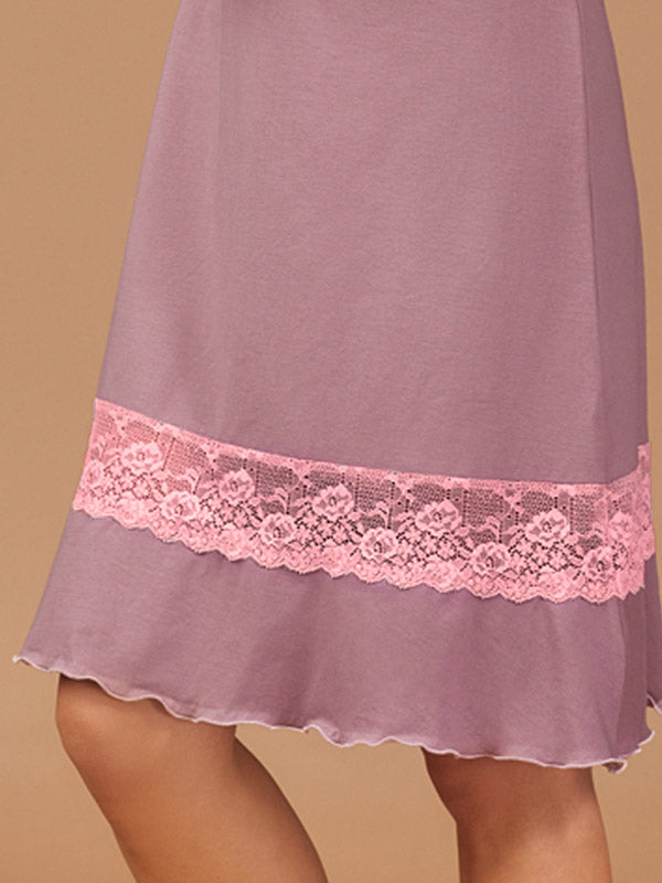 Lega medvilniniai naktiniai "Verda Dark Pink"