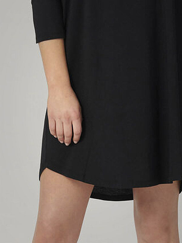 Triumph organinės medvilnės naktiniai "Lounge Me NDK 02 LSL X Black"