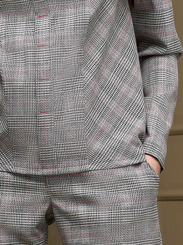 Lega palaidinė "Violette Multicolor Tweed"