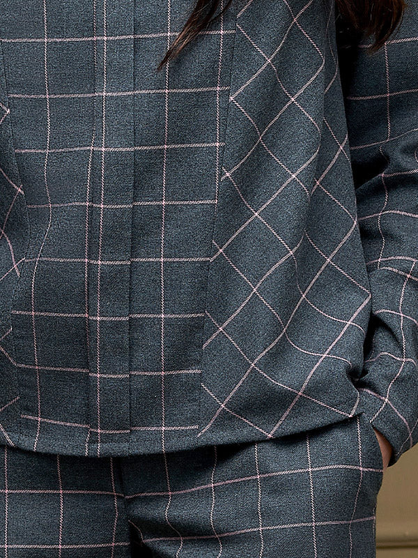 Lega palaidinė "Violette Grey - Pink Tweed"