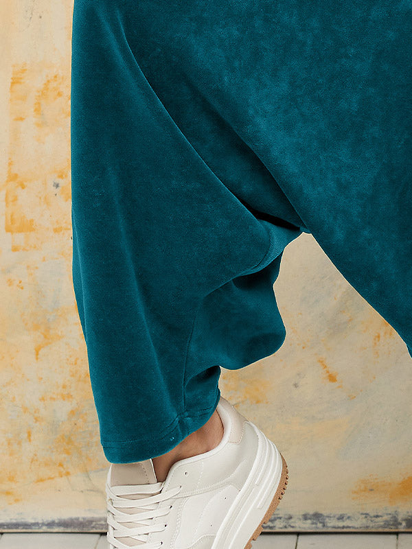 Lega medvilninės sijonkelnės "Susan Dark Teal Velour"