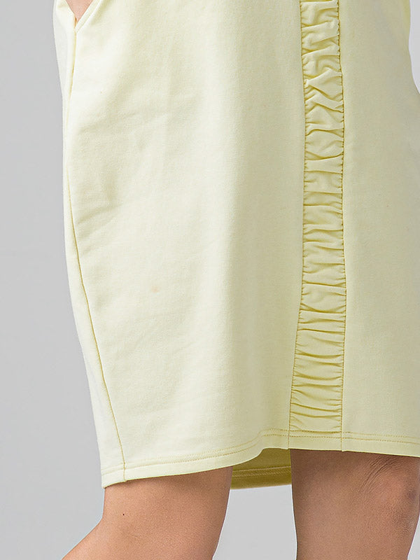 Lega medvilninė suknelė "Serafina Light Yellow"