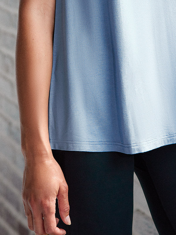 Ysabel Mora sportiniai marškinėliai "Juliet Dusty Blue"