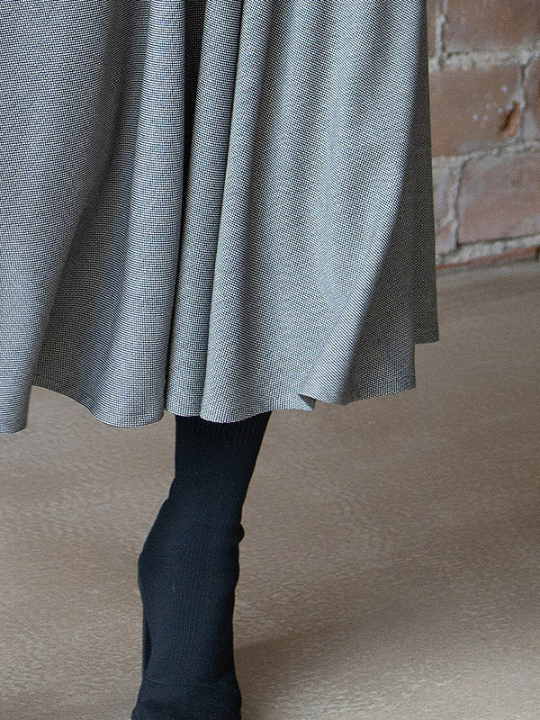 Lega midi sijonas su viskoze "Yasmin Grey"