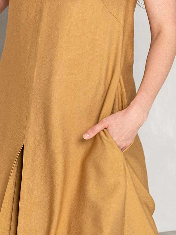 Lega viskozinė midi suknelė "Taylor Honey"