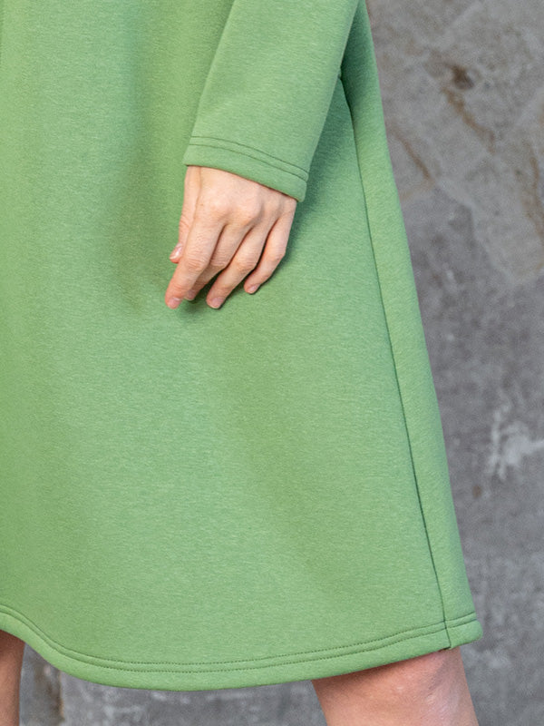 Lega medvilninė suknelė su pūkeliu iš vidaus "Beatriche Lettuce"