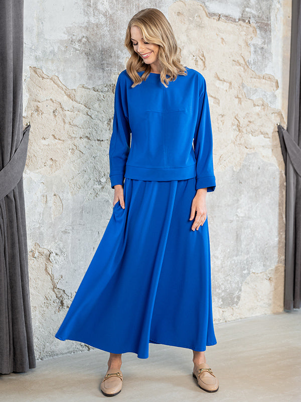 Lega palaidinė su viskoze "Justa Royal Blue"