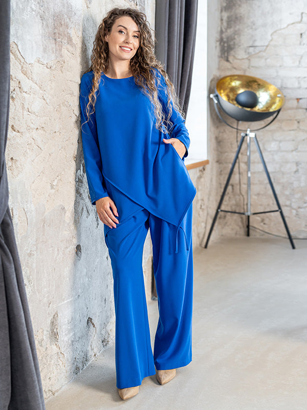 Lega asimetrinė tunika "Naomi Royal Blue"