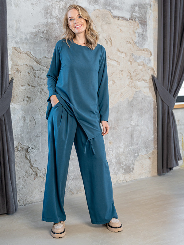 Lega asimetrinė tunika "Naomi Turquoise"