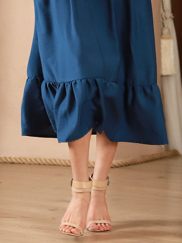 Lega viskozinė midi suknelė "Trudy Blue"