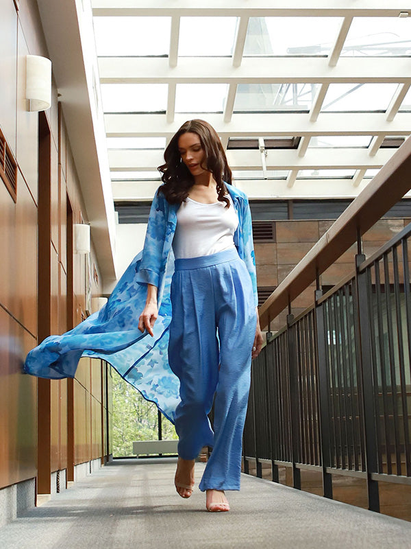 Lega viskozinė marškinių tipo suknelė "Elowen Blue"