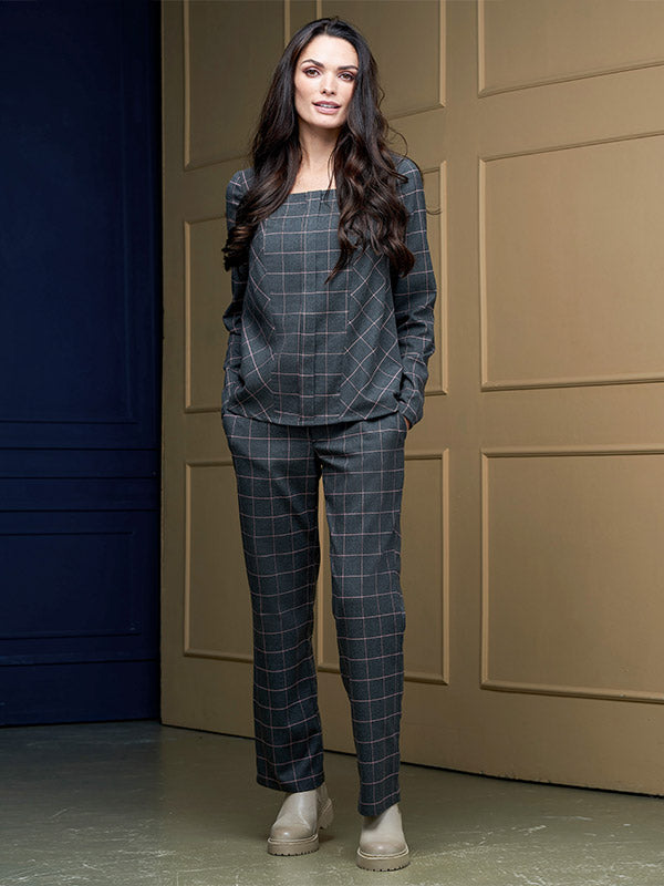 Lega palaidinė "Violette Grey - Pink Tweed"