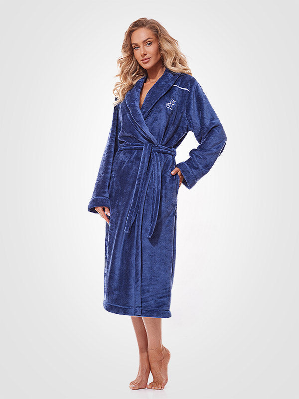 L&L ilgas chalatas "Lux Long Navy"