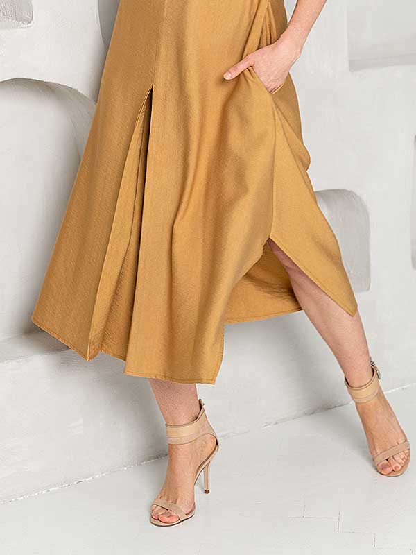 Lega viskozinė midi suknelė "Taylor Honey"