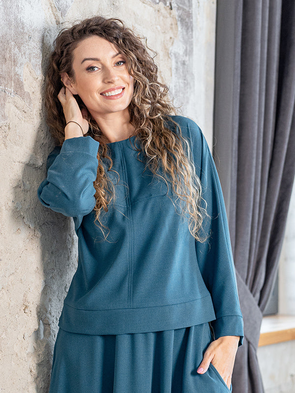 Lega palaidinė su viskoze "Justa Turquoise"