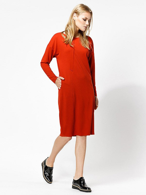 Lega viskozinė suknelė "Astor Coral Red"