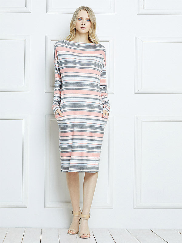 Lega suknelė "Fay Pastel Stripes Print"