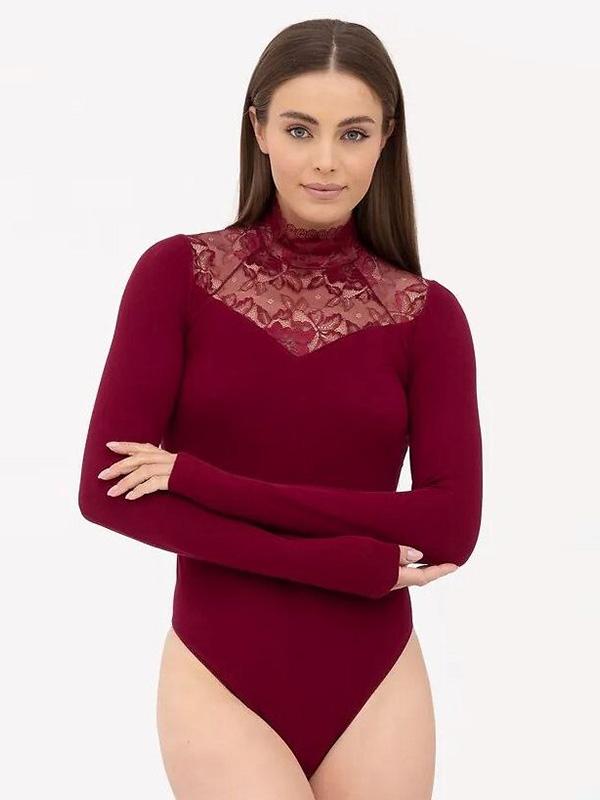 Gatta Viscose Bodysuit Eliana Bordeaux