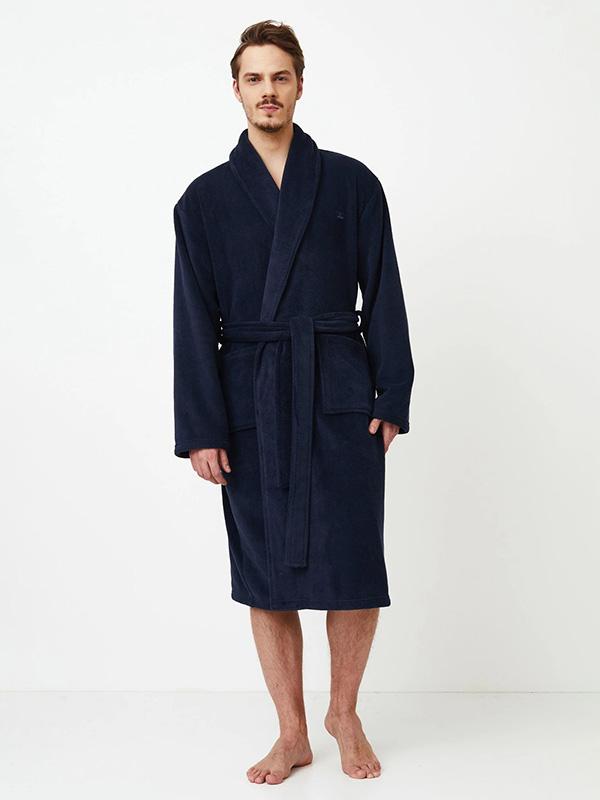 Aruelle Soft Men's Robe Gerald Dark Blue