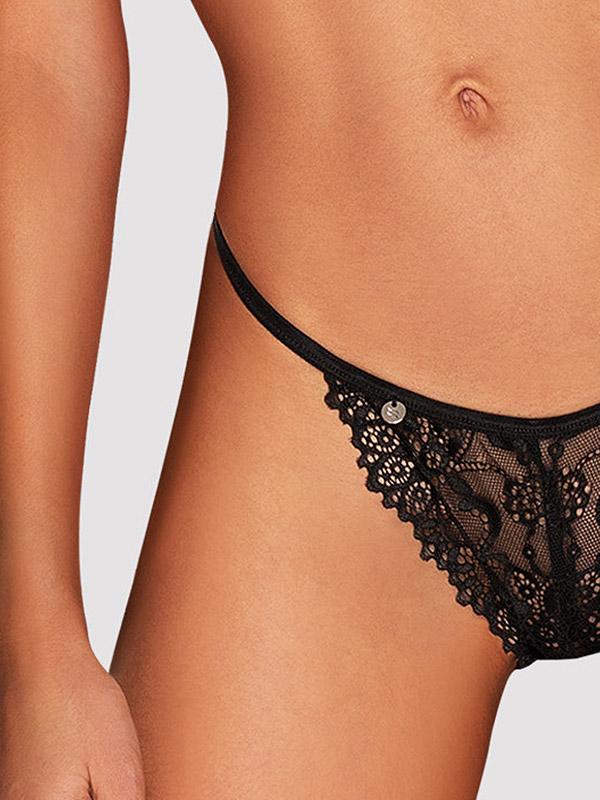 Obsessive 2-piece Lace Underwear Set Elisetta Black