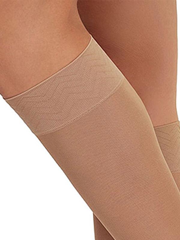 Golden Lady Compression Knee-High Socks Benessere Bellezza 140 Den Nude