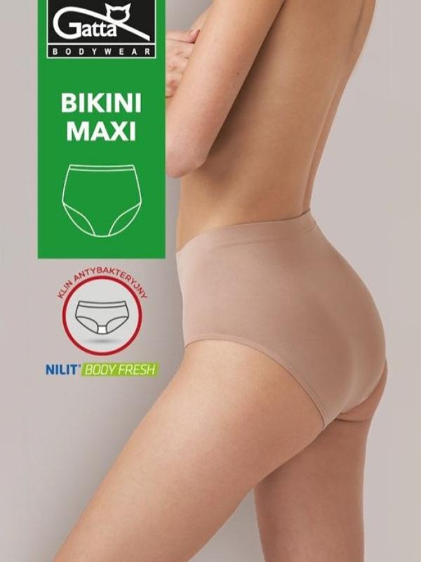 Gatta besiūlės aukšto juosmens kelnaitės "Bikini Maxi Nude"