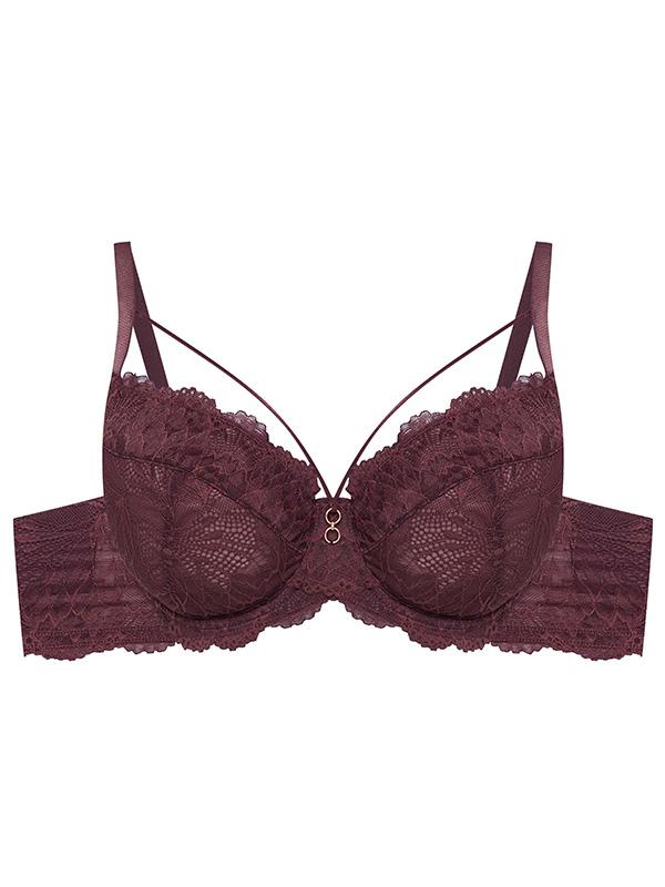 Esotiq Sheer Underwired Bra Olive 4 Choco