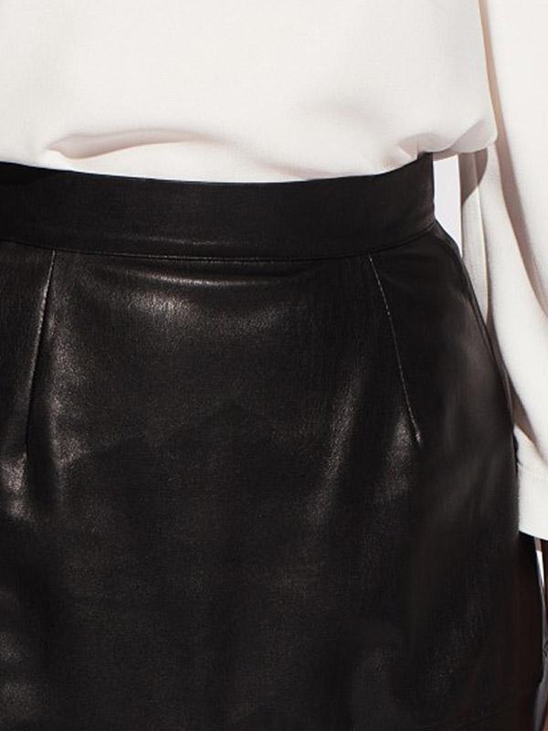 Chloe Perignon dirbtinės odos sijonas "Adrianna Black"