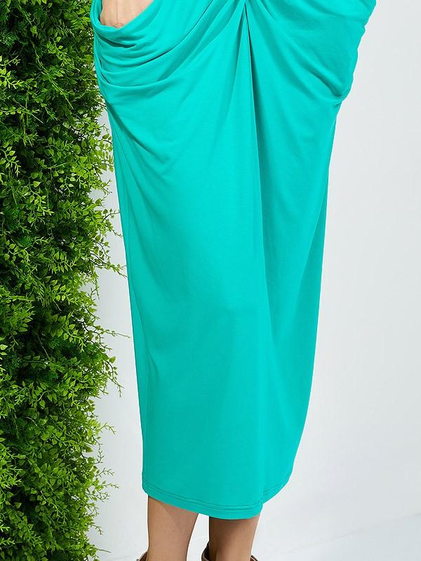 Lega viskozinė suknelė "Silene Deep Green"