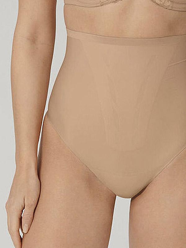 Triumph glotninančios aukšto juosmens kelnaitės stringai "Shape Smart Highwaist String Nude"