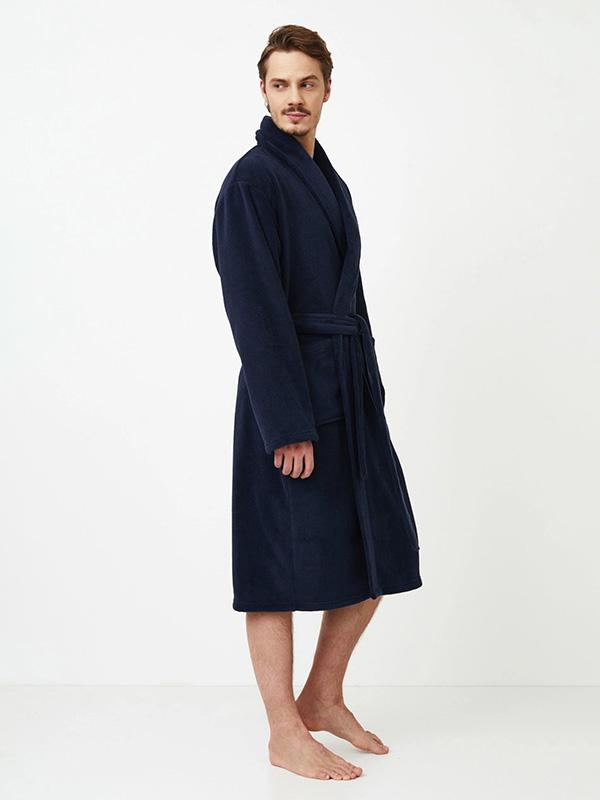 Aruelle Soft Men's Robe Gerald Dark Blue