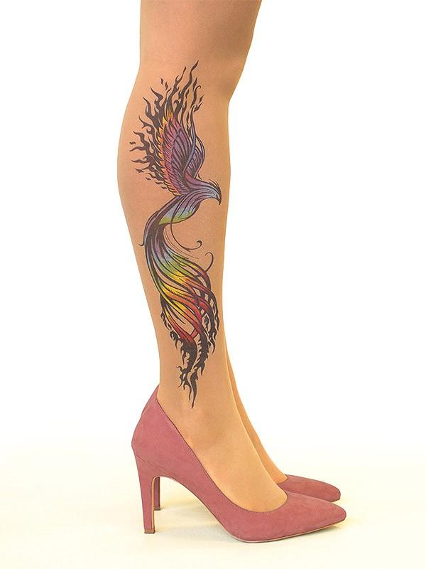 Stop & Stare pėdkelnės su tatuiruote "Firebird 20 Den Sun"