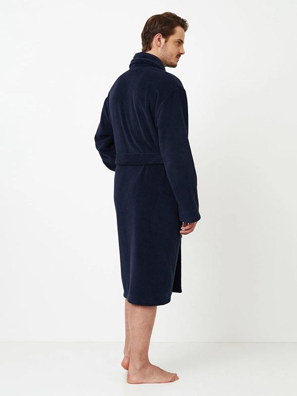 Aruelle Soft Men's Robe Gerald Dark Blue