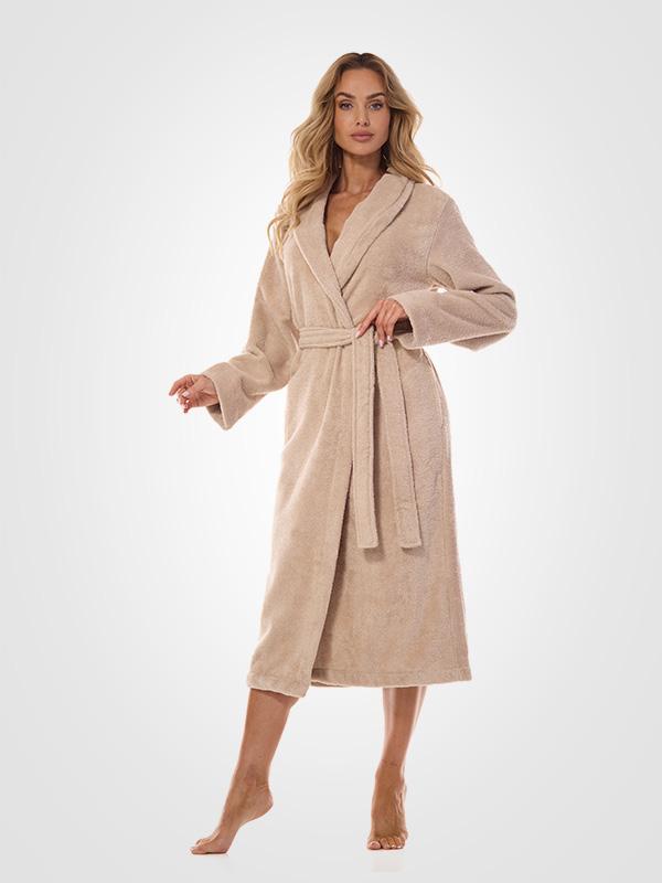 L&L Cotton Dressing Gown Vanessa Angora