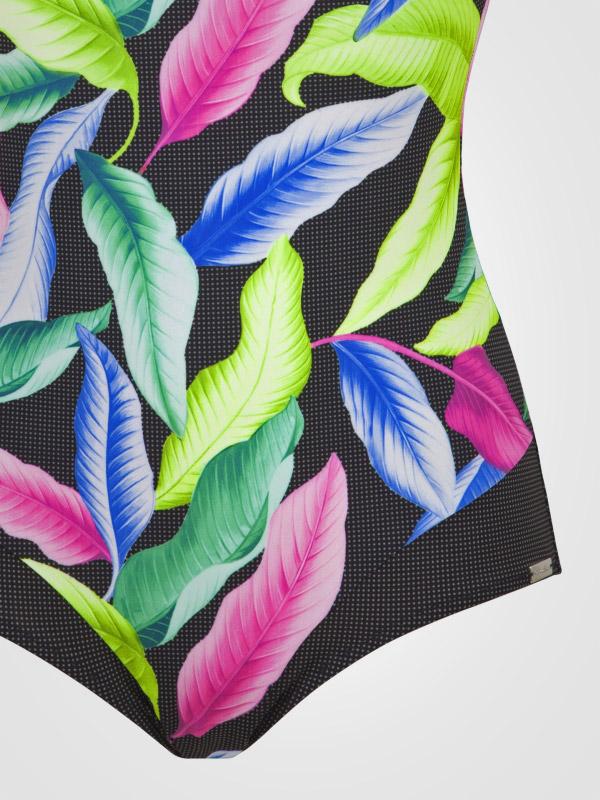Charmline liekninantis vientisas maudymosi kostiumėlis "Chromatic Leaves Multicolor"
