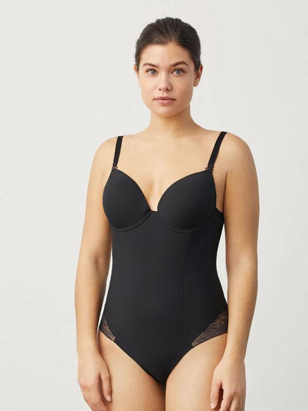 Ysabel Mora Shaping Bodysuit Utah Black