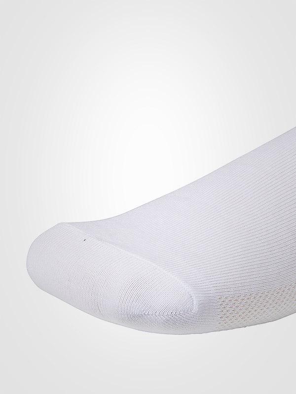 Ysabel Mora 3 unisex medvilninių sportinių kojinių komplektas "Breathable White"