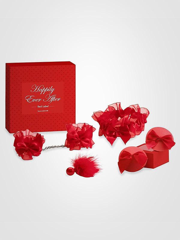 Bijoux Indiscrets aksesuarų rinkinys "Happily Ever After Red"