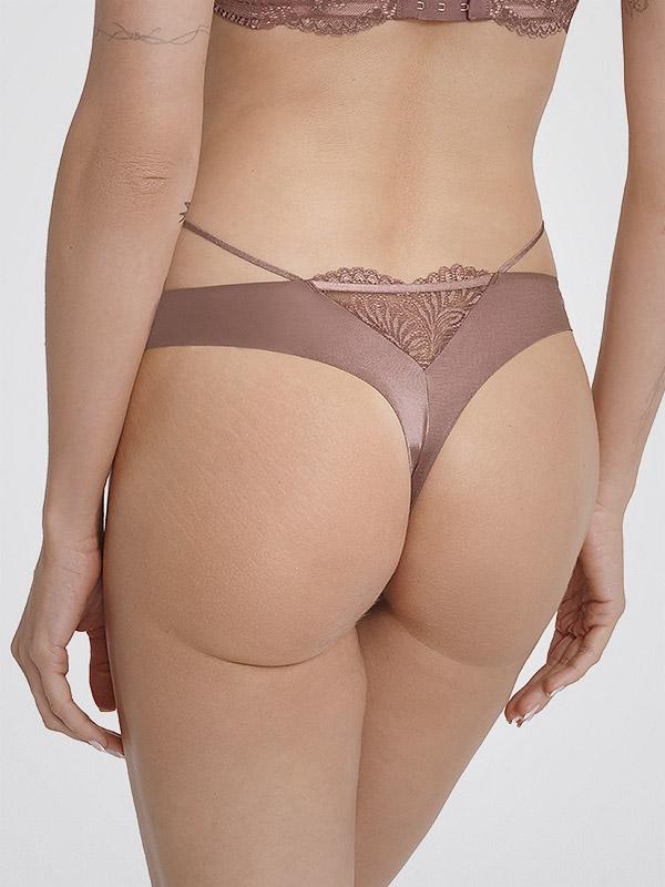 Esotiq стринги с кружевом "Isley Dusty Violet"